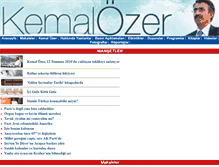 Tablet Screenshot of kemalozer.com